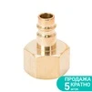 Штуцер з внутрішнім різьбовим з'єднанням FT &frac12;" (латунь) SIGMA (7022561) - 1