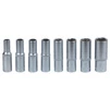 Набір насадок шестигранних подовжених 1/2" на планці 8шт CrV SIGMA (6003691) - 3