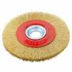 Щітка дротяна дископодібна &Oslash;200мм &Oslash;32мм (латуньована) SIGMA (9012371) - 2