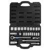Набір насадок торцевих 3/8" в кейсі 25шт GRAD (6003085) - 3