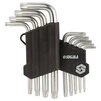 Ключі TORX 9шт T10-T50 мм CrV (короткі з отвором) SIGMA (4022211) - 4