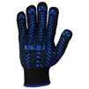 Рукавички трикотажні з ПВХ крапкою р10 Актив (чорні) КРАТНО 12 парам SIGMA (9442471) - 3