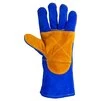 Рукавички краги зварника р10.5, клас А, довжина 35см (синьо-жовті) SIGMA (9449321) - 3