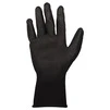 Рукавички трикотажні з частковим ПУ покриттям р10 (чорно-сірі манжет) SIGMA (9446411) - 5