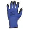 Рукавички трикотажні з частковим ПУ покриттям р10 (синьо-чорні манжет) SIGMA (9446431) - 5