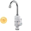 Кран-водонагрівач проточний NZ 3.0кВт 0.4-5бар для кухні гусак вухо на гайці AQUATICA NZ-6B112W (9797133) - 1