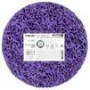 Круг зачистний з нетканого абразиву (корал) &Oslash;125мм без тримача фіолетовий жорсткий SIGMA (9175681) - 2