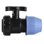 Кран кульовий ПНД Vsplast 40*1 1/4 ''  ВР 6002