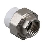 Муфта РОЗБІРНА внутр. різьба Kalde PPR  ф20х1/2 (білий)  12095