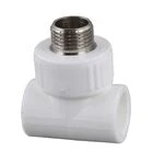 Трійник зовнішня різьба Kalde PPR ф32х3/4 (білий)  2019