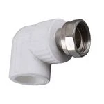 Кутник з накидною гайкою Kalde PPR ф25х3/4 (білий)  17015