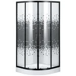 Душова кабіна півкругла DRAWA L90TB.Mosaic (L90B.Mosaic) BRAVO (2уп.)