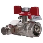 Кран кульовий повнопрохідний ARCO VA30 1/2″ 152203 (752203) з краном Маевського