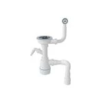 Сифон для мийки гранітної з круглим переливом, випуск З 1/2, гвинт 45 мм (1048)