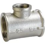 Трійник редукційний 1″х1/2″х1″ВВВ нікельований А0206А(нк)