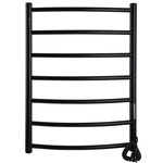 Рушникосушарка UNIO LD ЕU 700-500-7 BLK Драбинка Дуга електро чорна