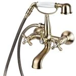 Змішувач BRENTA ½" для ванни излив поворотний дивертор вбудований картріджний CORSO FE-2C152K (9679204)