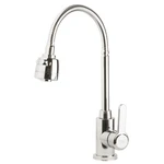 Змішувач s18 Ø35 для кухні вилив гофрований на гайці SS TAU (9818110)