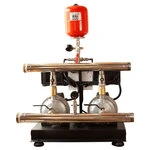 Станція підвищення тиску 2×0.55кВт Hmax 29.5м Qmax 80л/хв нерж 5л + частотне регулювання LEO 3.0 (2 AMSm70/0.55-2AVF-1.1M-5)