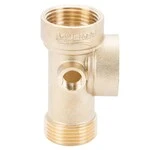 З"єднувач п'яти вивідний 80мм 1"м×1"F×1"F×1/4"M×1/4" F∠180° AQUATICA (779599)