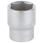 Насадка шестигранна коротка 1/2" 24мм CrV mid SIGMA (6071241)