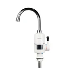 Кран-водонагрівач проточний s96 3.3кВт для кухні вилив вухо на гайці з дисплеєм і термостатом AQUATICA (9796113)