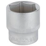 Насадка шестигранна коротка 1/2" 30мм CrV mid SIGMA (6071301)