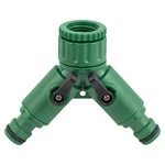 Кран розподільний з адаптерами ½" 2-а виходу в/р ½"×¾" (ABS) GRAD (5016885)