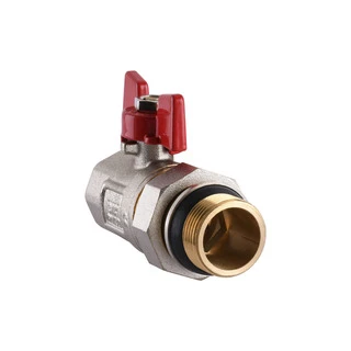 Кран кульовий прямий з американкою WATERVALVE Q003  NV-V343 3/4&Prime; ЗB