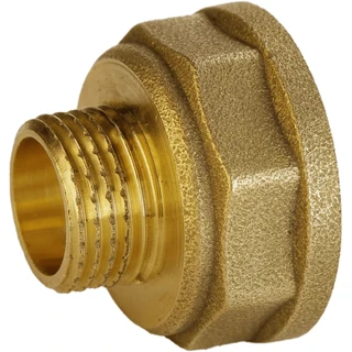 Перехідник редукційний 1&Prime;х1/2&Prime;ВЗ латунний А0602А