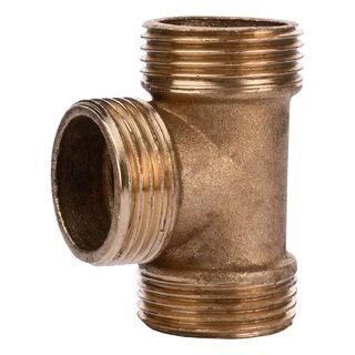 Трійник 1&Prime;ЗЗЗ латунний 217-1Б