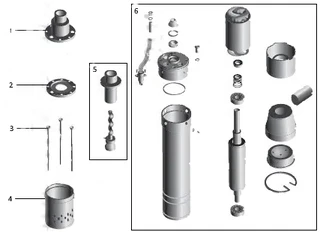 Насос свердловинний шнековий  VOLKS pumpe  2QGD 1-48-0,25кВт 2 дюйми! + кабель 15м