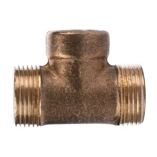 Трійник редукційний 3/4&Prime;х1/2&Prime;х3/4&Prime;ЗВЗ латунний посилений 664Б