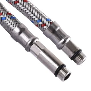 Шланг нержавіюча сталь ECO FIX М10х1/2&Prime; 0,4 м ПАРА EPDM