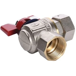 Кран кульовий кутовий з накидною гайкою SOLOMON 3/4&Prime; ВВ PN40 160401