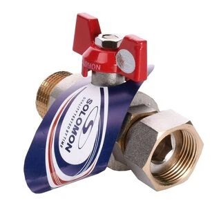 Кран кульовий прямий з накидною гайкою SOLOMON 3/4&Prime; ЗВ PN40 160406