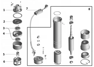 Насос свердловинний вихровий VOLKS pumpe  4SKm150 1,1кВт + кабель 15м + пульт