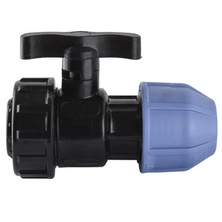 Кран кульовий ПНД Vsplast 32*1 &amp;apos;&amp;apos;  ВР 6002