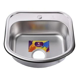 Мийка кухонна врiзна прямокутна 490x460х180 Decor MR 4946 D Mira