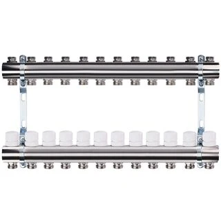 Колектор з регуляторами та кріпленням ECO001B 1&Prime;x12