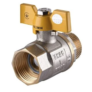 Кран кульовий прямий SOLOMON 1&Prime; ЗВ ЖБ PN40 В1008