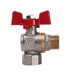 Кран кульовий Q PROFESSIONAL 1/2&Prime;  нв КБ  кутовий Q154  PN40