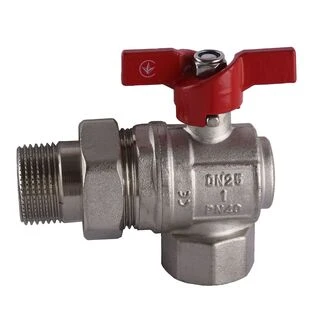 Кран кульовий кутовий з американкою SELBA 1&Prime; SL1543