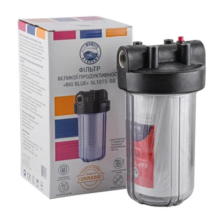 Фільтр-колба + ПП картридж ПРОЗОРА Bіо+ systems  SL10TS-BB Big Blue 10&Prime;, 1&Prime;