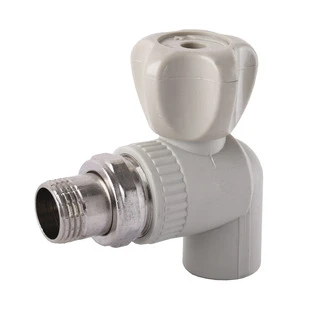 Кран радіаторний кутовий Kalde PPR ф25x3/4  22015