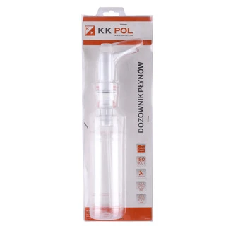 Рідини дозатор 0,5л, K.K.POL, DP0/600, ф21мм, білий  (DPB/600)