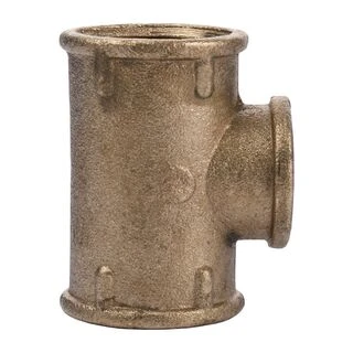Трійник редукційний 3/4&Prime;х1/2&Prime;Вх3/4&Prime;ВВ латунний 212Б