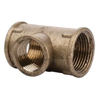 Трійник редукційний 3/4&Prime;х1/2&Prime;Вх3/4&Prime;ВВ латунний 212Б