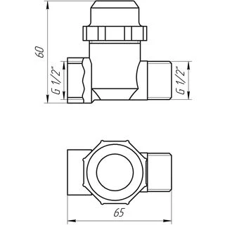 Фільтр грубого очищення SOLOMON 1/2&Prime; ЗВ нікель з відстійником (8015) TD1053