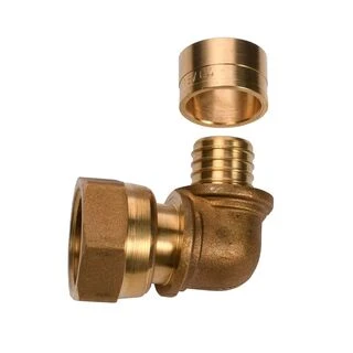 Коліно натяжне з накидною гайкою ISOLTUBEX 25x3/4&Prime; СTMCC2534